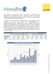 Logistik- und Industrieinvestmentmarkt Deutschland für 1. Quartal 2017